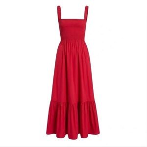 Hill House The Anjuli Nap Dress in Victorian Red